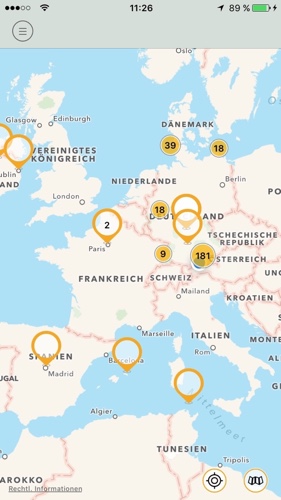 Smipty iOS Map Screenshot